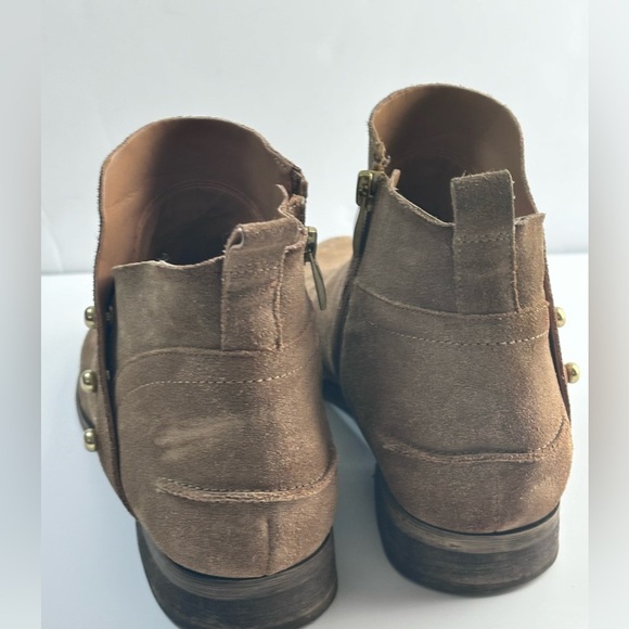 Franco Sarto Kelton Bootie - Tan Suede ๐ - Picture 5 of 9